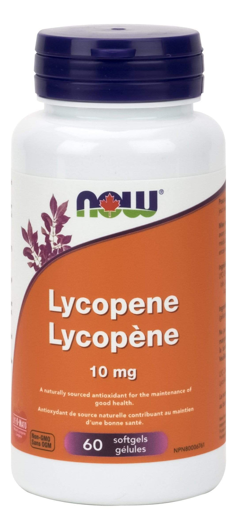 NOW Lycopene 10mg 60 Softgels