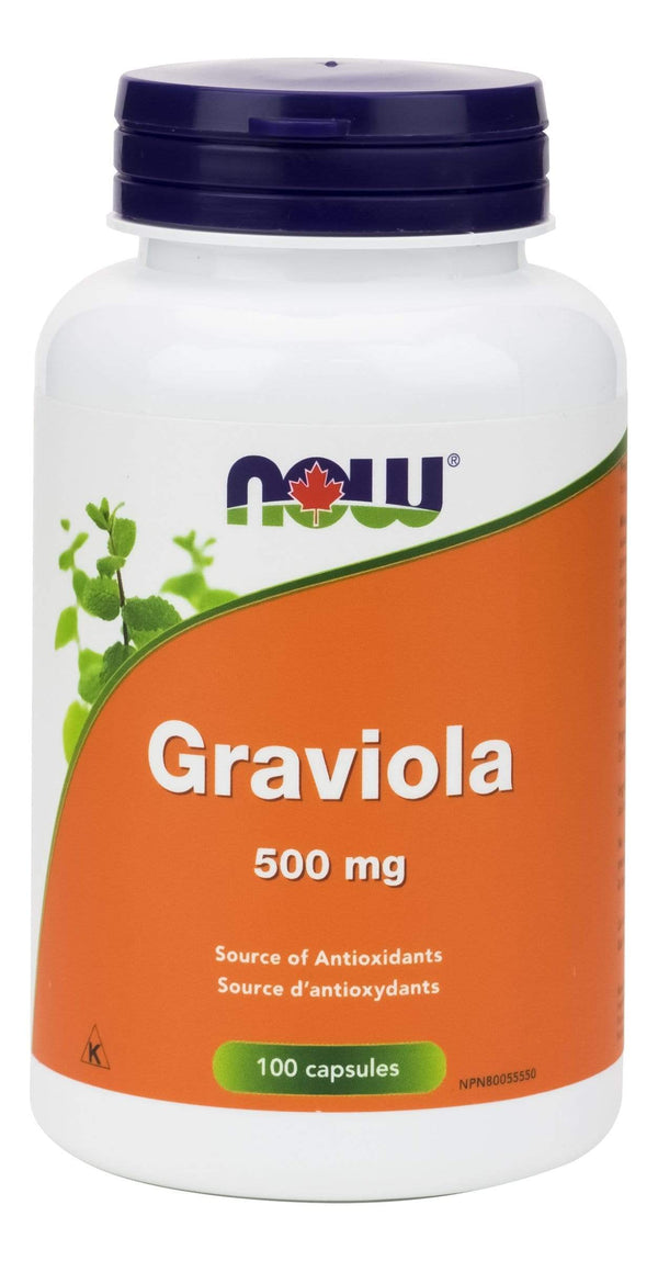 NOW, Graviola, 500mg, 100 Capsules