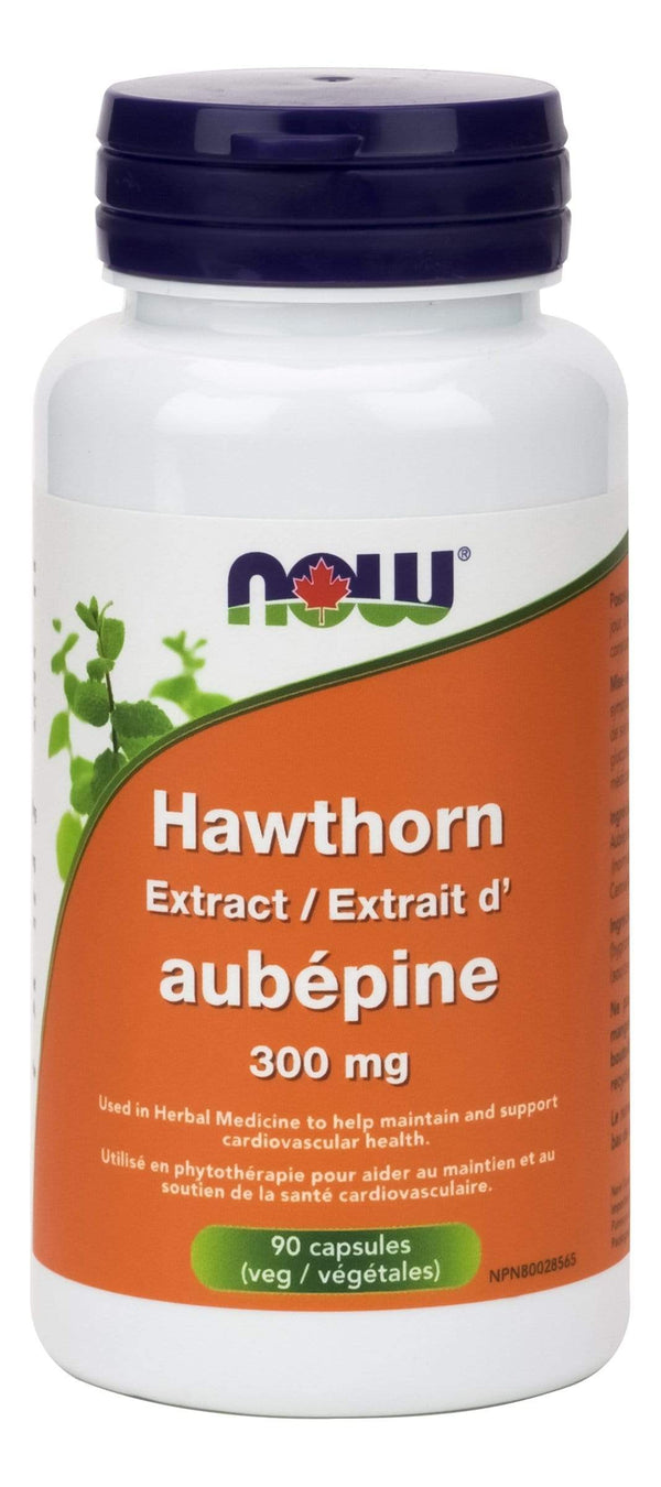 NOW, Hawthorn Extract , 300mg, 90 Capsules