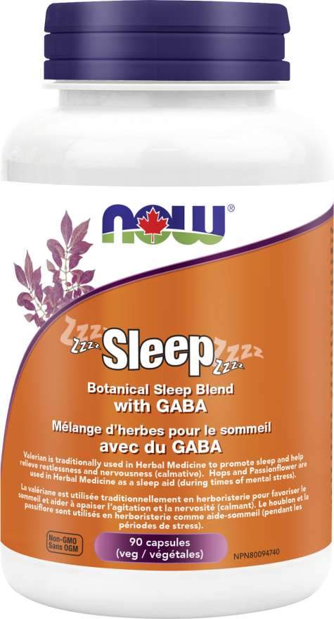 Now Sleep - Botanical Sleep Blend with GABA 90 Capsules