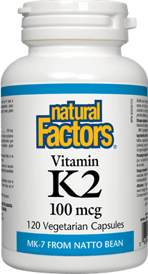 Natural Factors Vitamin K2, 100mcg
