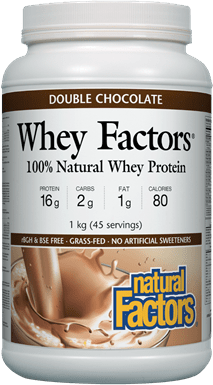 Natural Factors Whey Factors - Double Chocolate Flavour