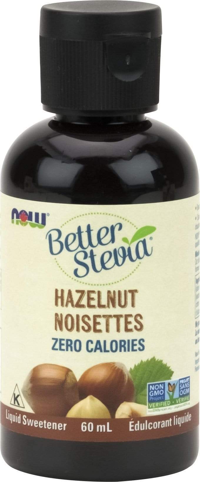 NOW Better Stevia Liquid Extract Hazelnut Cream