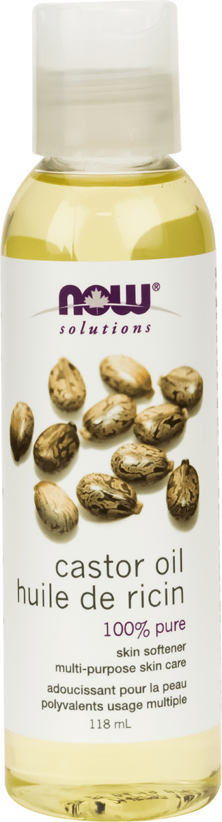 NOW Castor Oil, Expeller Pressed 118mL