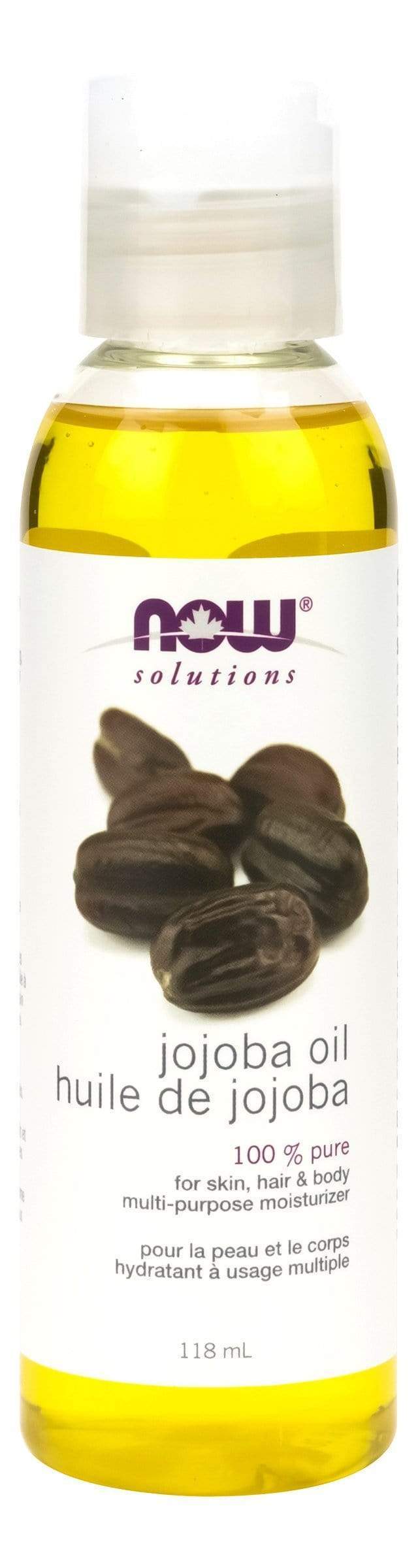 NOW Jojoba Oil, Pure, Expeller Pressed 118mL