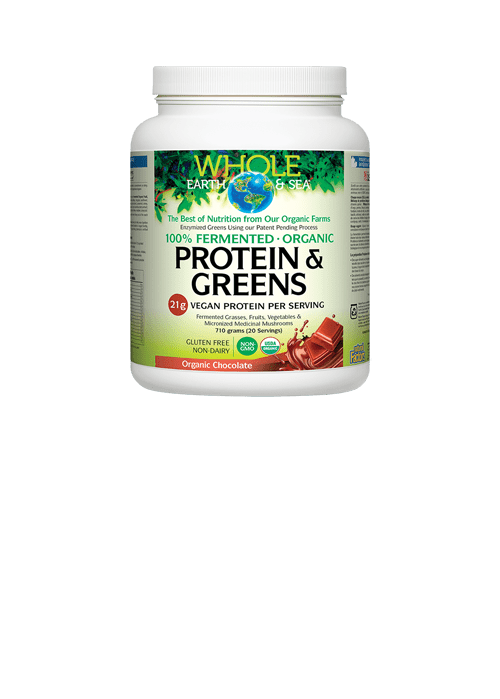 Whole Earth and Sea Fermented Organic Protein and Greens Organic Chocolate