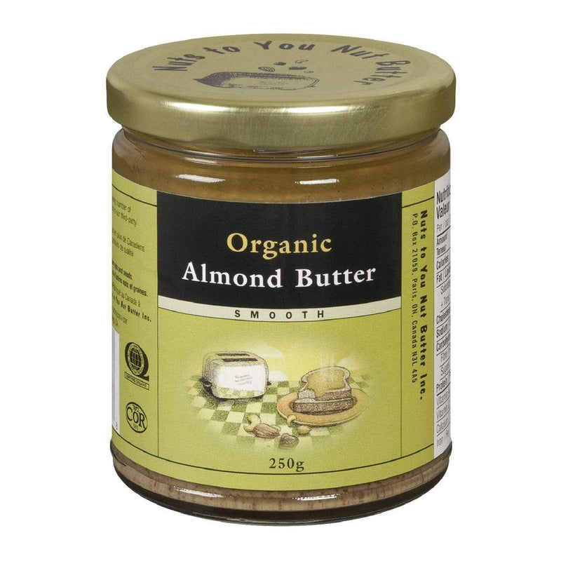 Nuts to You Nut Butter Organic Almond Butter - Smooth 250g