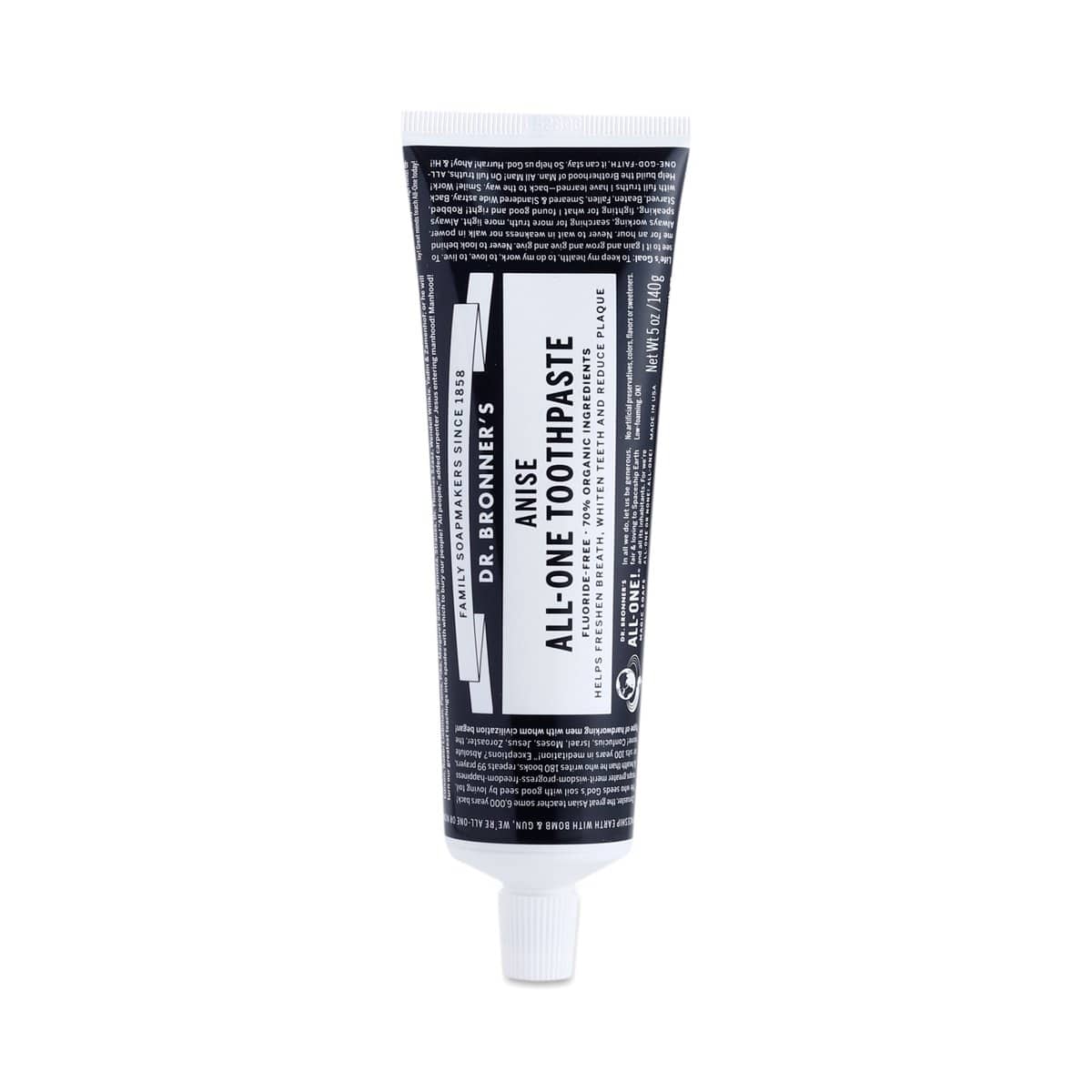 Dr. Bronner’s, All-One Toothpaste, Anise, 140g (5Oz)