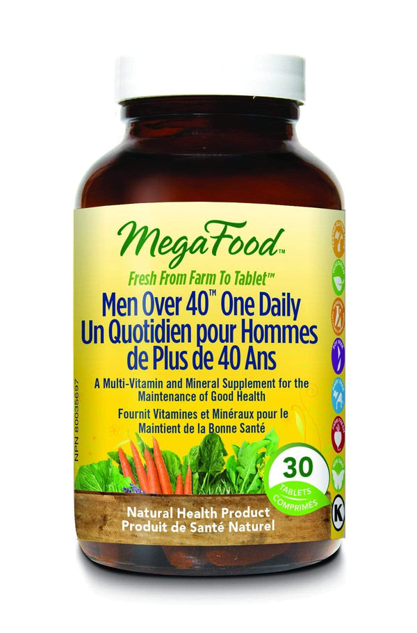 MegaFood, Men Over 40 One Daily, 30 Tablets