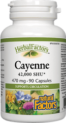 Natural Factors Cayenne 470mg 90 Capsules
