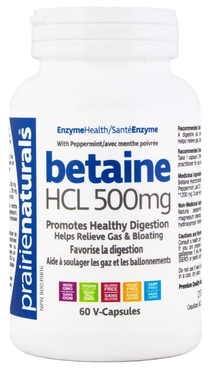 Prairie Naturals Betaine HCL | Healtha.ca