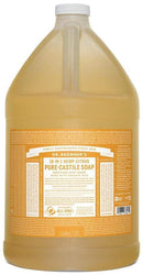 Dr. Bronner's, Pure Castile Soap 18-in-1, Citrus, 3.8L (1 Gallon)