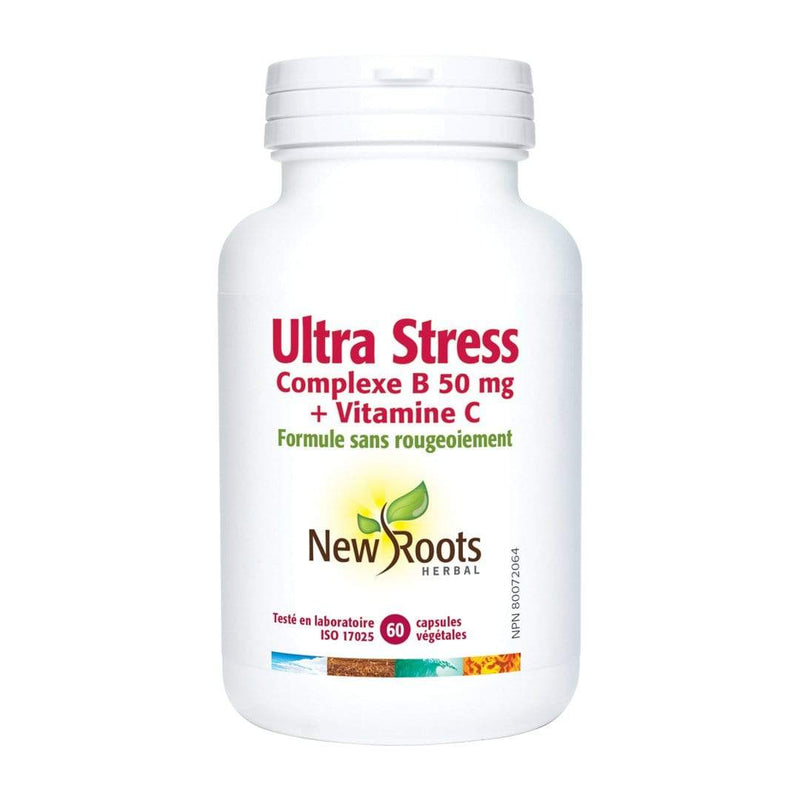New Roots Ultra Stress B Complex 50 mg + Vitamin C