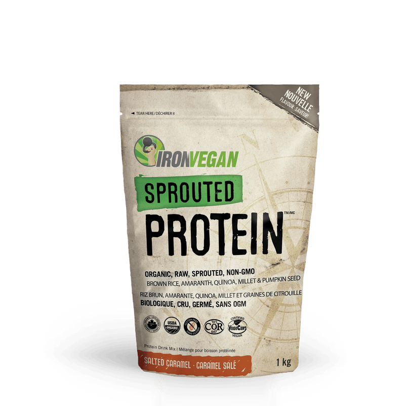 Iron Vegan Sprouted Protein Salted Caramel 1 kg