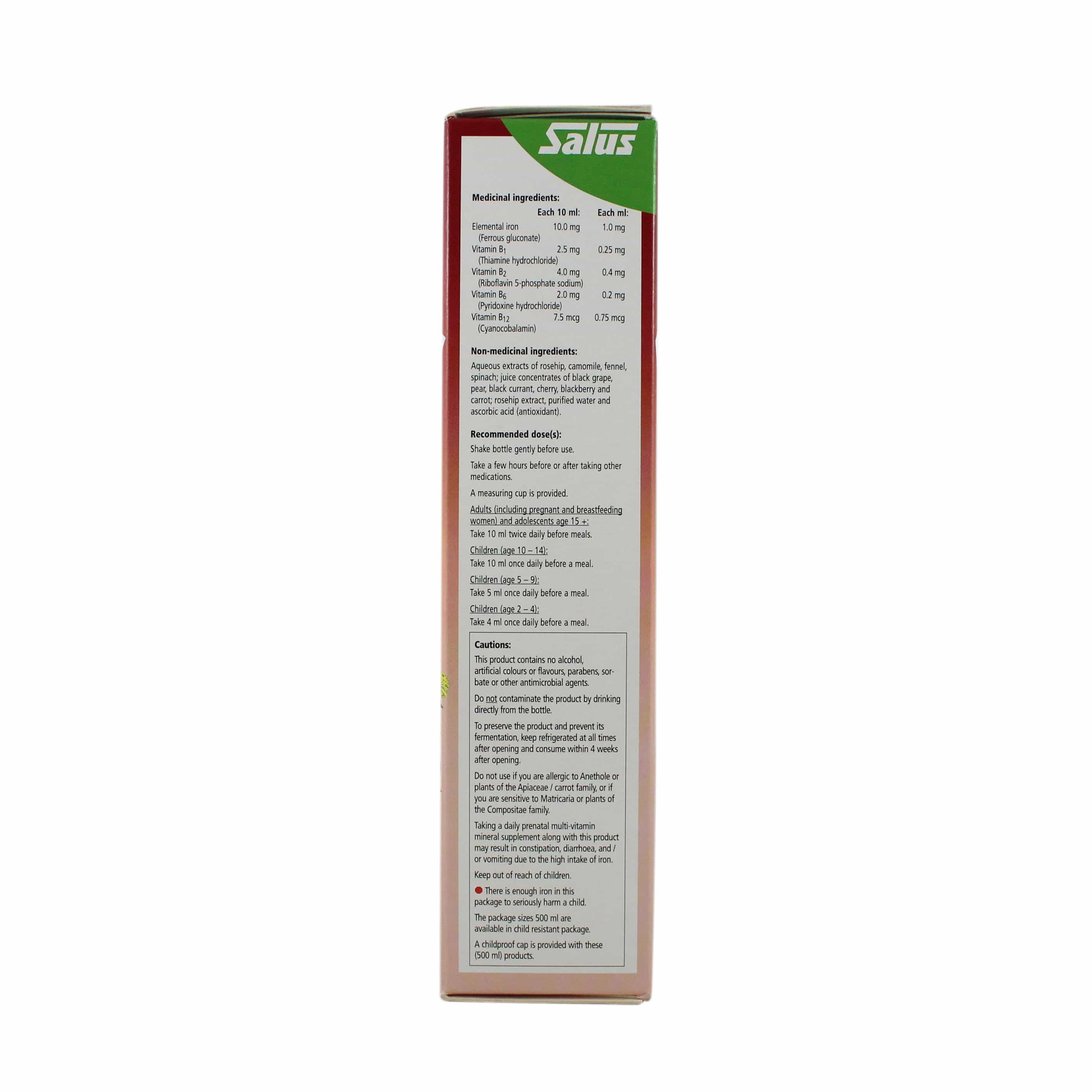 Salus, Floravit Yeast-Free Iron Formula, 250mL