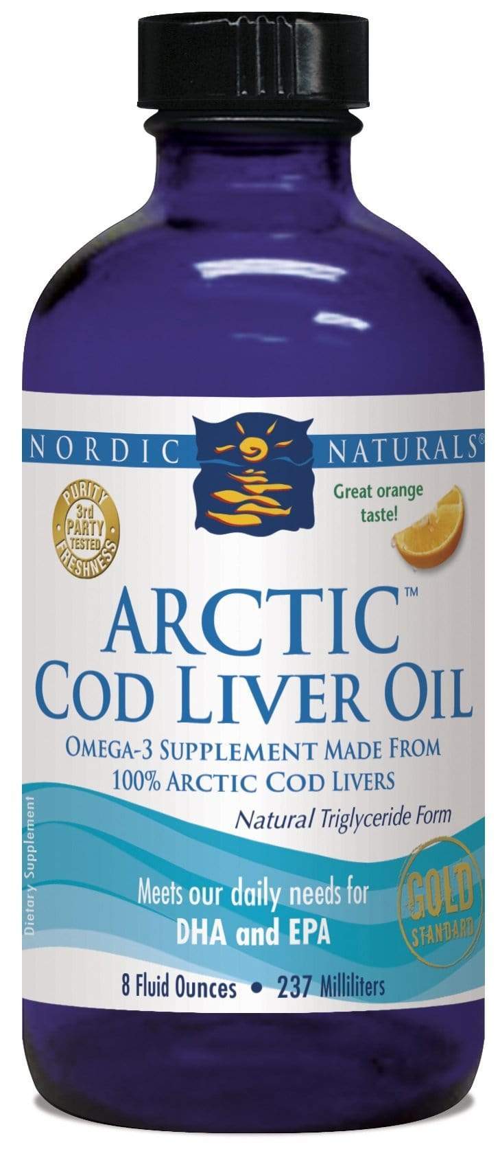 Nordic Naturals Arctic Cod Liver Oil Orange 237 ml