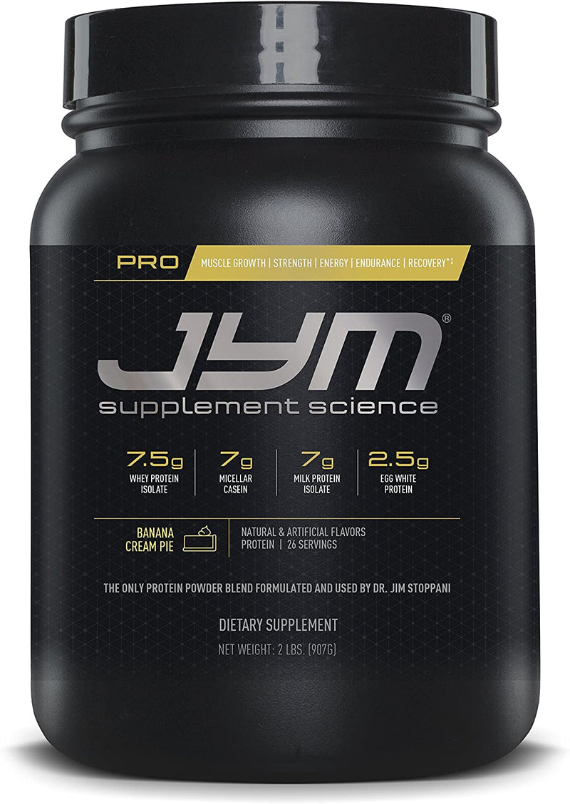 JYM Supplement Science PRO فطيرة كريمة الموز