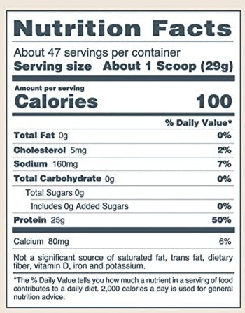 Isopure, Zero Carb Protein Powder, Unflavored, 1.36 Kg (3 lb)