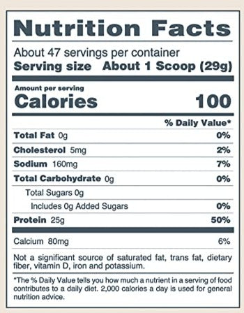 Isopure, 제로 탄수화물 단백질 파우더, 무맛, 1.36 Kg(3 lb)