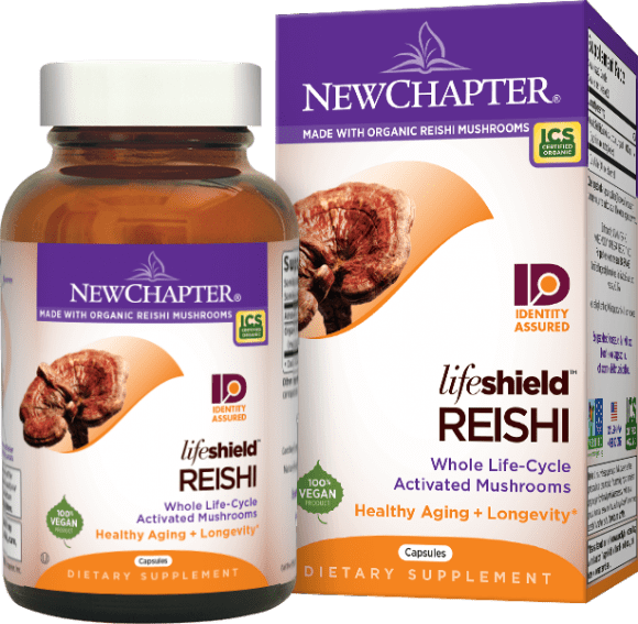 New Chapter LifeShield Reishi Mushrooms 72 Capsules