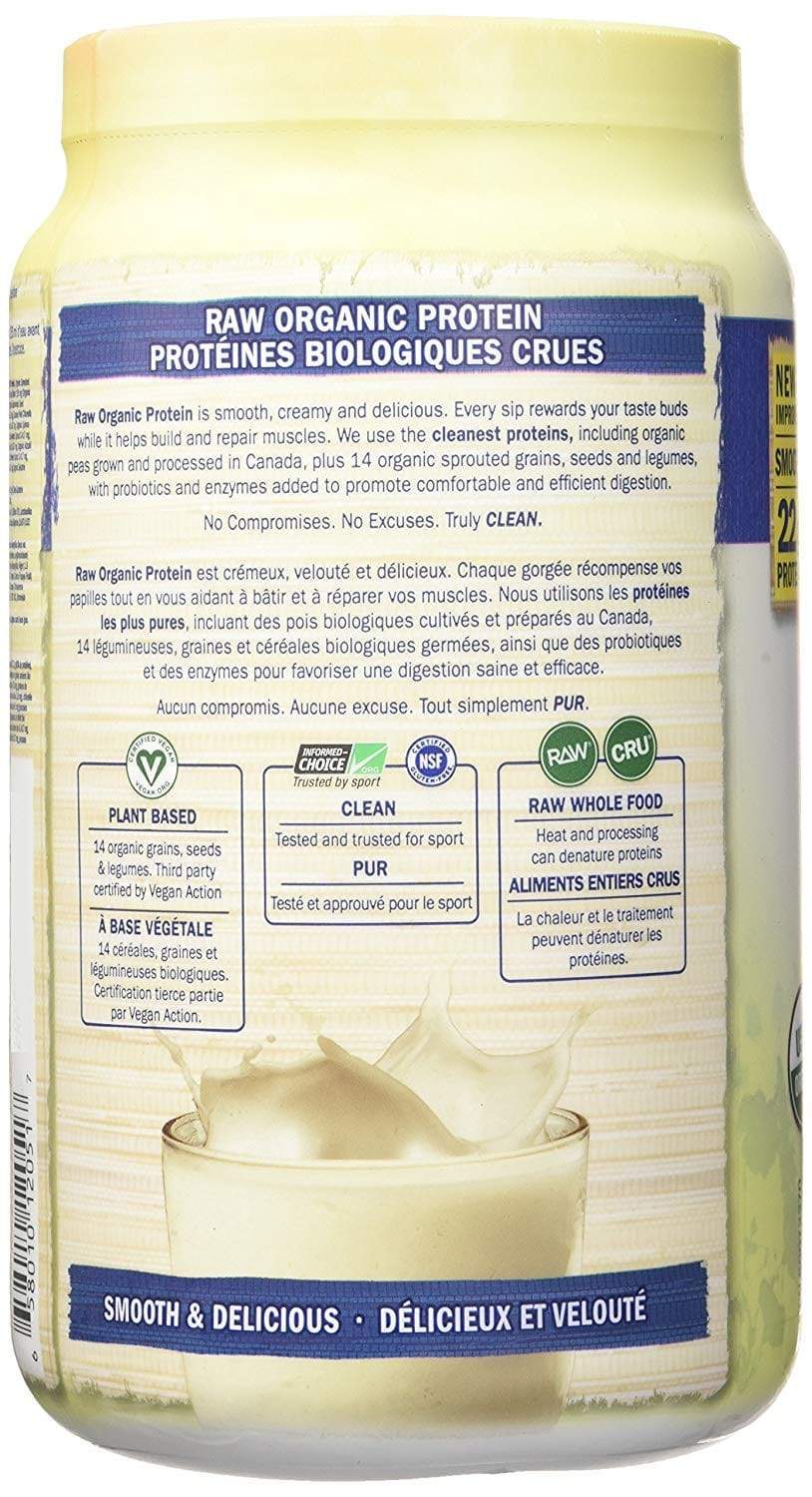 Garden of Life Raw Organic Protein Vanilla 620 g