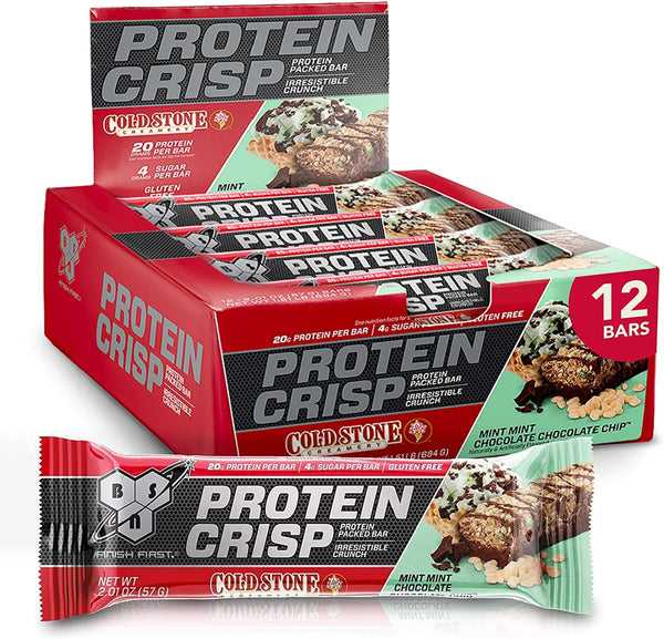 BSN Protein Crisp +Cold Stone Bars Mint Chocolate Chip
