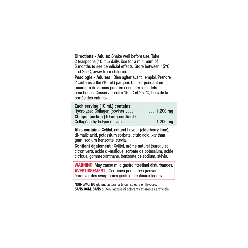 Jamieson Collagen Liquid Elderberry Lime