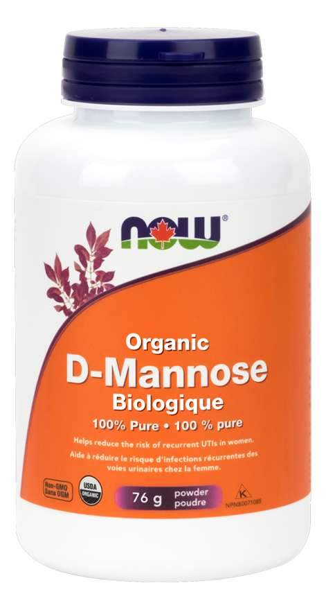 NOW D-Mannose, Organic Powder 76 Grams