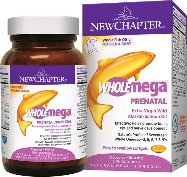 New Chapter Wholemega Prenatal 90 Softgels