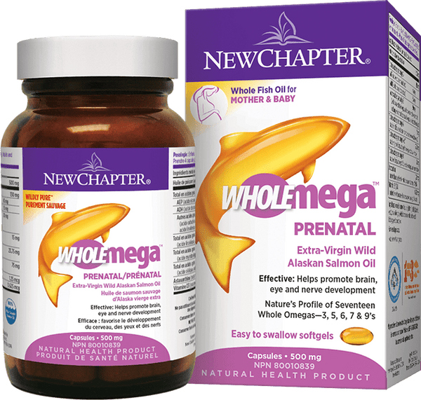 New Chapter Wholemega Prenatal 90 Softgels