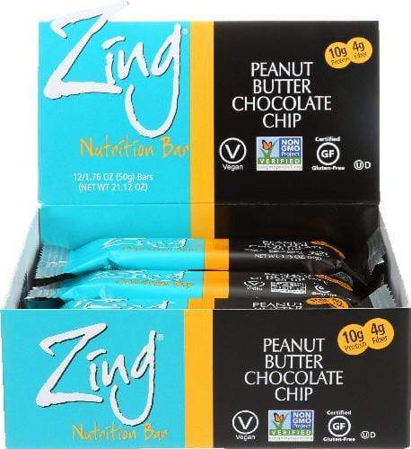 Zing Nutrition Bar - Peanut Butter Chocolate Chip