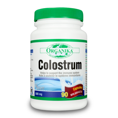 Organika COLOSTRUM (Bovine) 500MG 90 Capsules