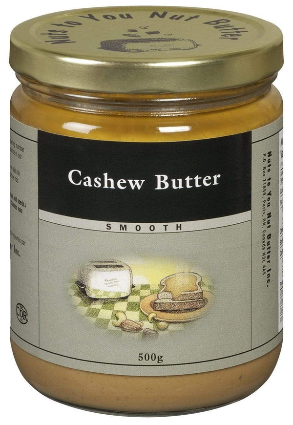 Nuts to You Nut Butter Cashew Butter - Smooth 500 g