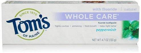 Tom's Of Maine Whole Care Natural Toothpaste - Peppermint