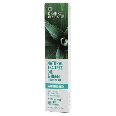 Desert Essence Natural Tea Tree Oil & Neem Toothpaste 176 g