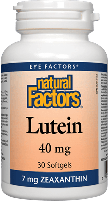 Natural Factors Lutein 40 mg 30 Softgels