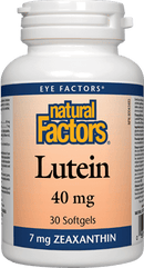 Natural Factors 루테인 40 mg 30 소프트젤