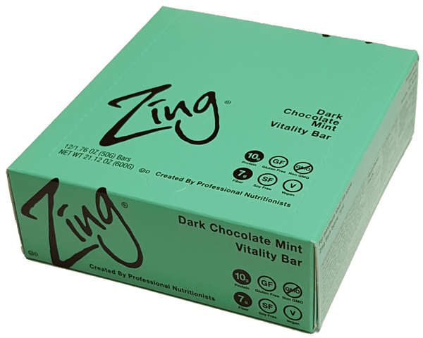 Zing Nutrition Bar - 다크 초콜릿 민트
