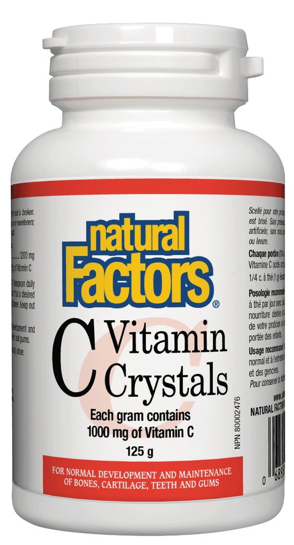 Natural Factors Vitamin C Crystals 1000 mg 125 g