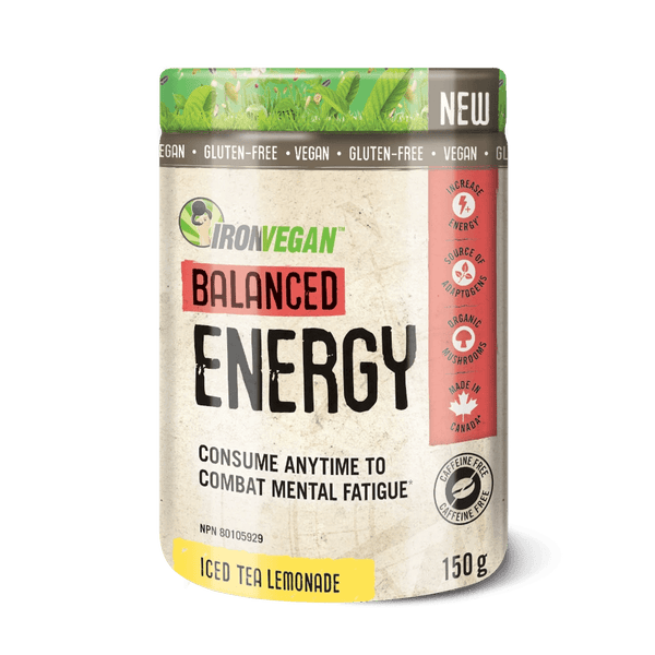 Iron Vegan Balanced Energy Iced Tea Lemonade