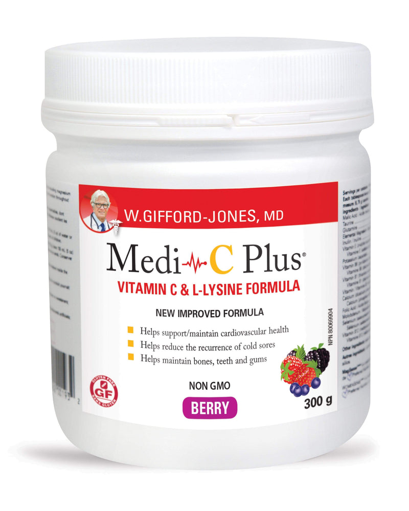 Preferred Nutrition Medi-C Plus with Magnesium Ascorbate Berry 300 g