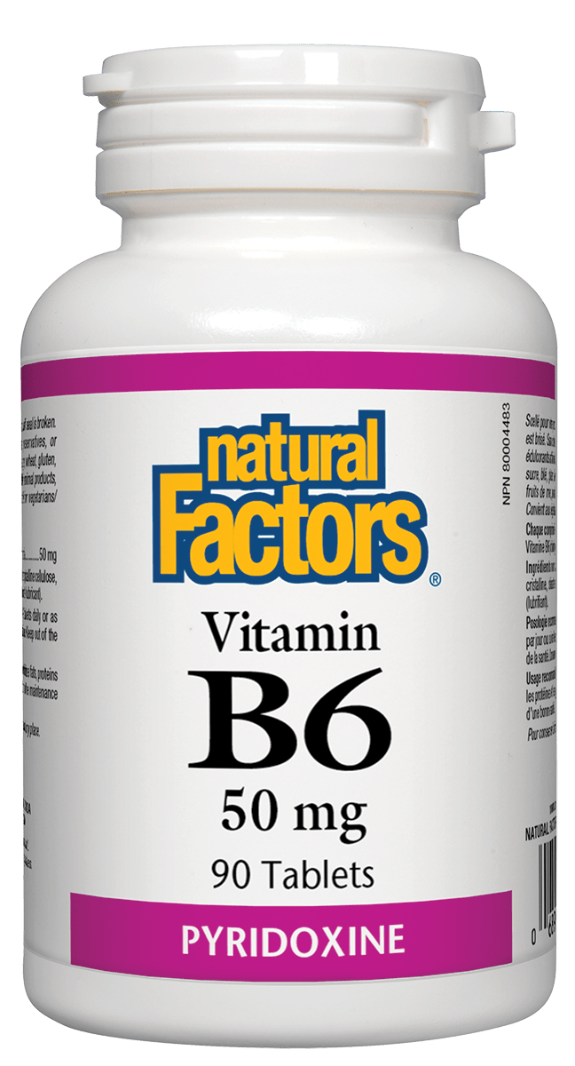 Natural Factors B6 50 mg 90 Tablets