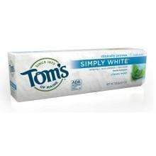 Tom's Of Maine Simply White Flouride-Free Toothpaste - Peppermint
