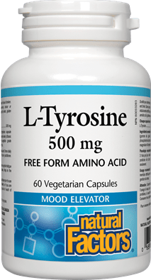 Natural Factors L-Tyrosine 500 mg 60 Capsules