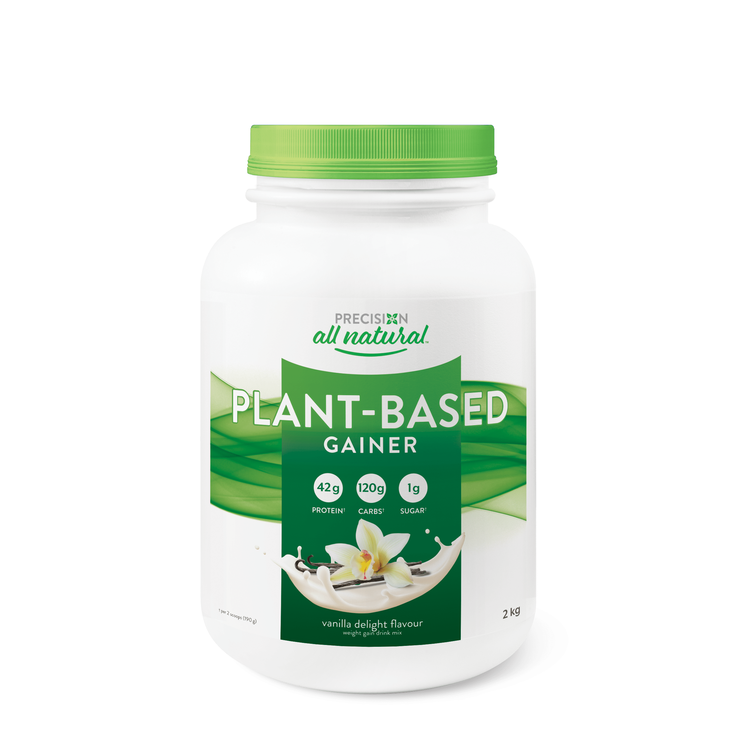 Precision All Natural Plant-Based Gainer 2kg Vanilla