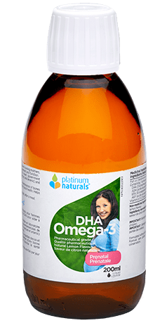 Platinum Naturals Prenatal DHA Omega-3 Liquid Natural Lemon Flavour