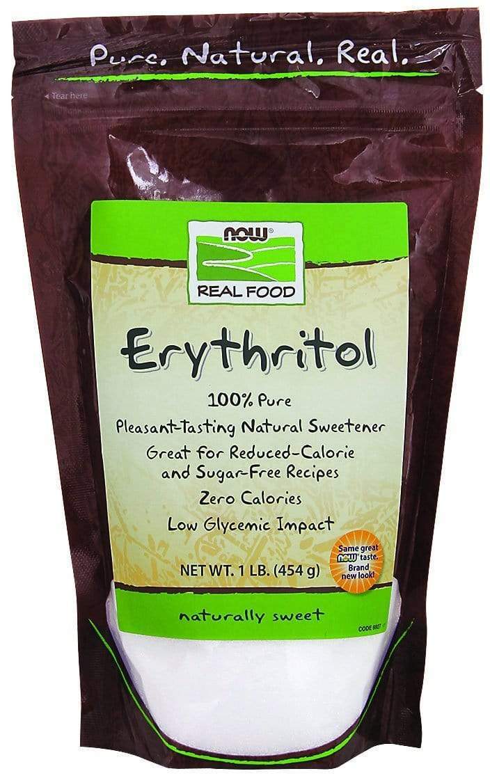 NOW Erythritol Natural Sweetener 454 g