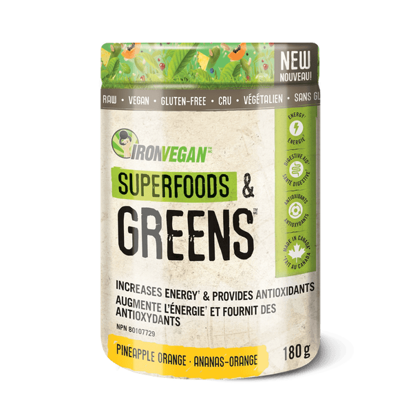 Iron Vegan Superfoods & Greens Pineapple Orange