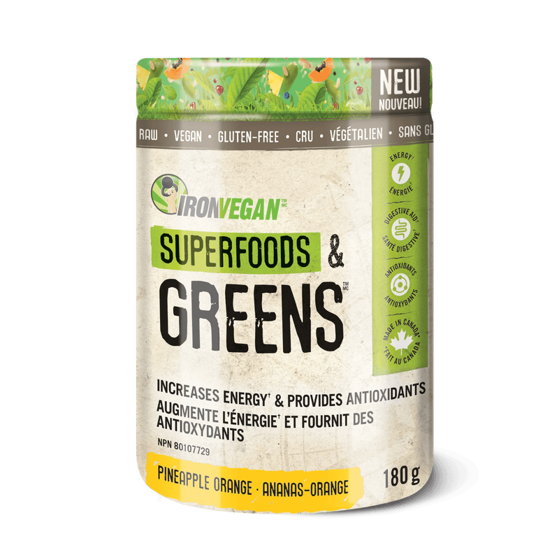 Iron Vegan Superfoods & Greens Pineapple Orange