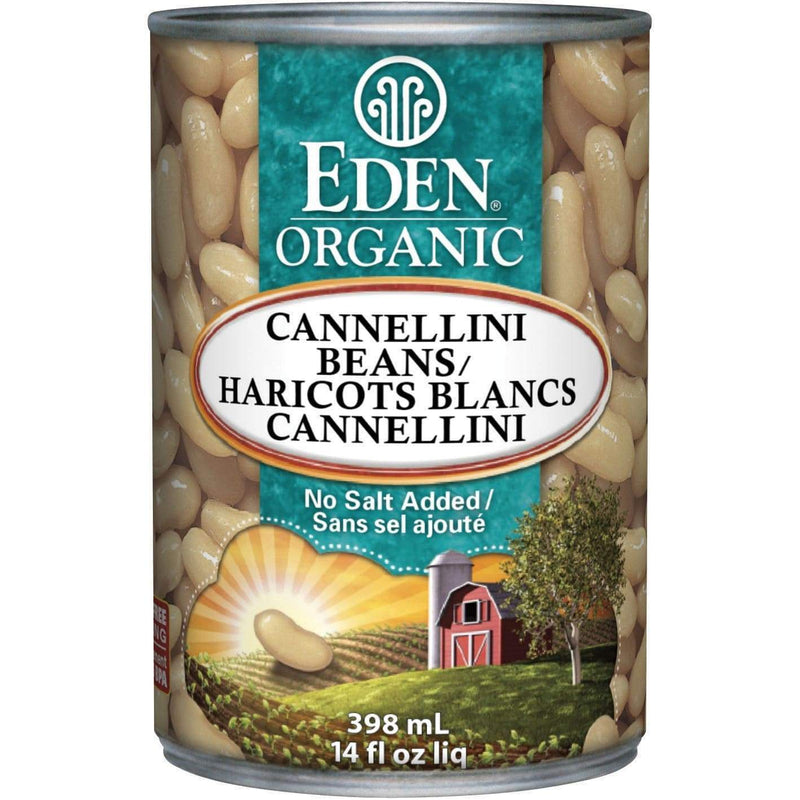 Eden Foods Organic Canned Cannellini White Kidney Beans 398 ml